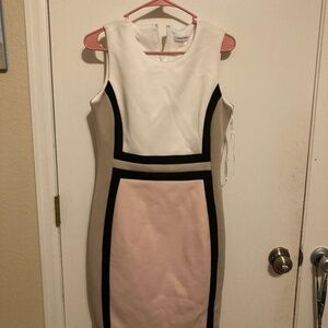 Calvin Klein, pink cream and black